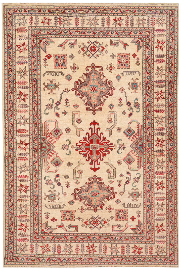 Blanched Almond Kazak 6'  6" x 9'  9" - No. QA67199