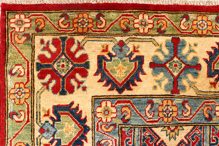 Firebrick Kazak 6'  6" x 9'  9" - No. QA16967