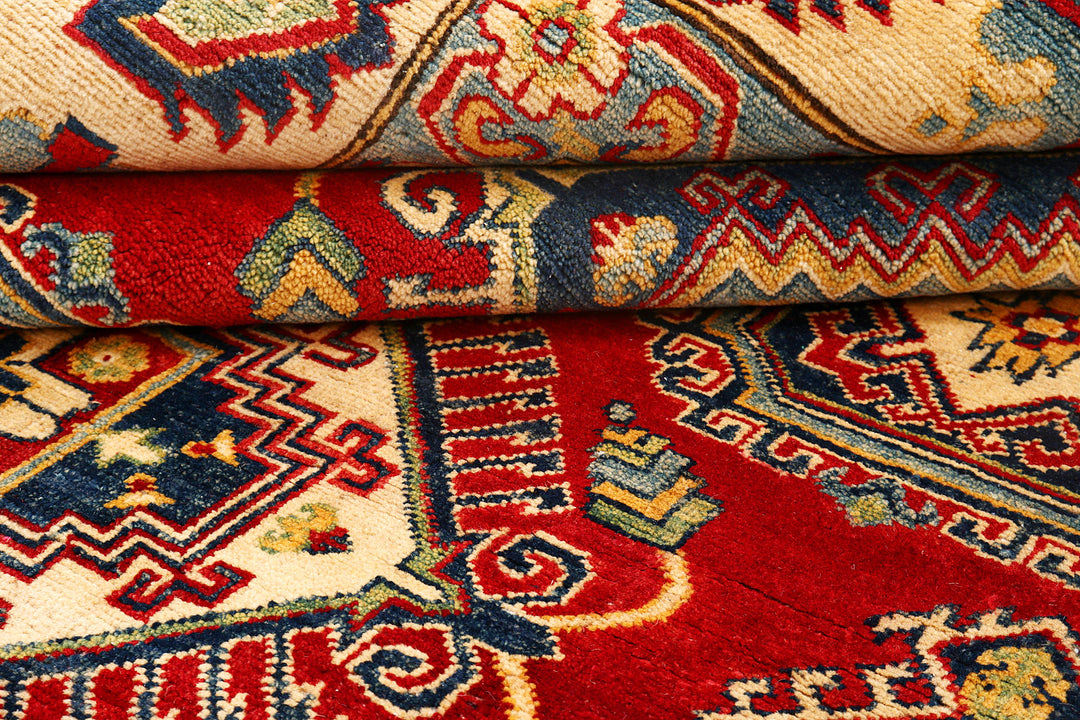 Firebrick Kazak 6' 6 x 9' 9 - No. 73816