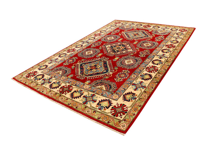 Firebrick Kazak 6' 6 x 9' 9 - No. 73816