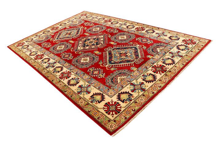 Firebrick Kazak 6'  6" x 9'  9" - No. QA16967