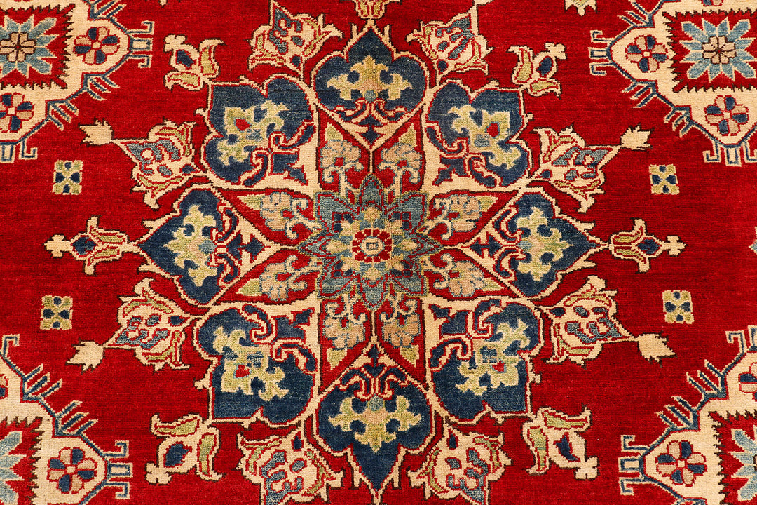 Firebrick Kazak 9'  9" x 13'  11" - No. QA48450