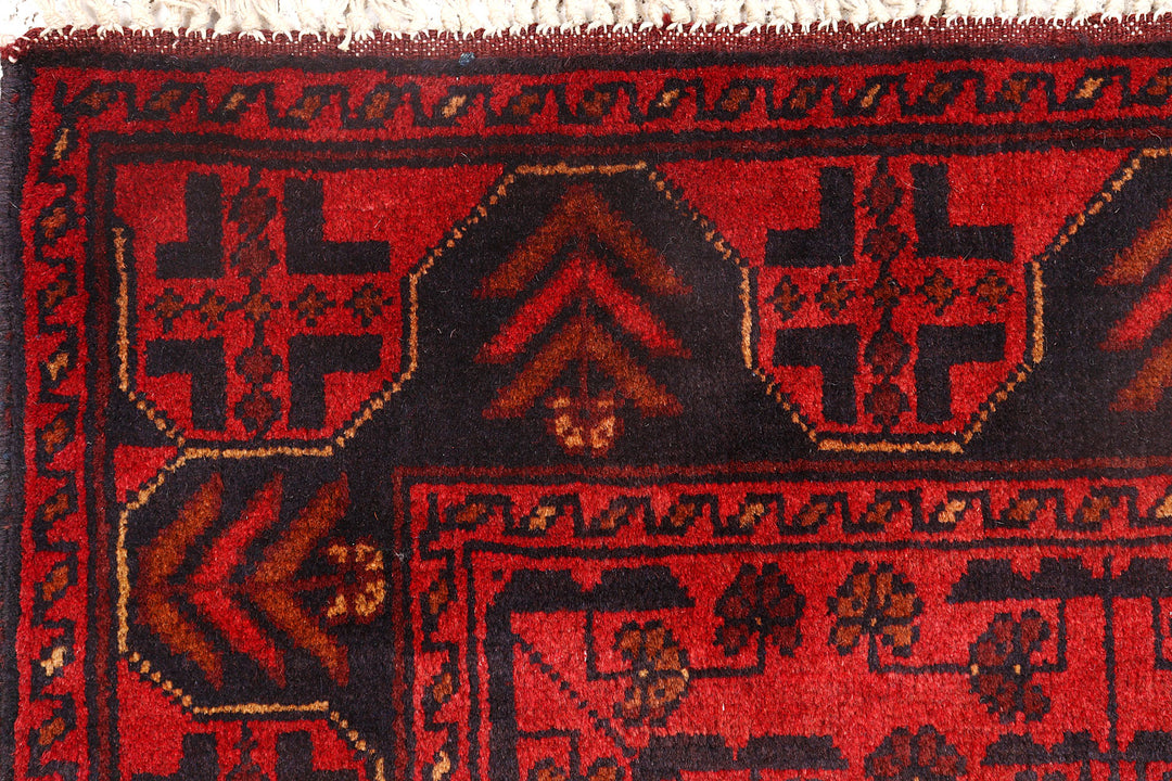Dark Red Khal Mohammadi 2'  8" x 9'  6" - No. QA97117