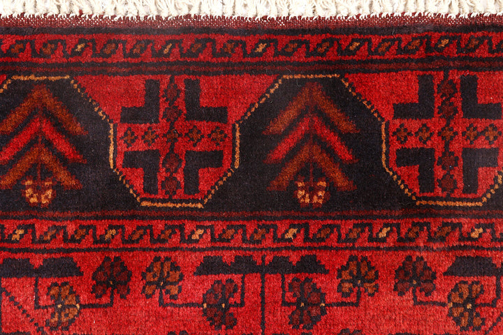 Dark Red Khal Mohammadi 2'  8" x 9'  6" - No. QA97117