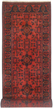 Dark Red Khal Mohammadi 2'  8" x 9'  6" - No. QA97117