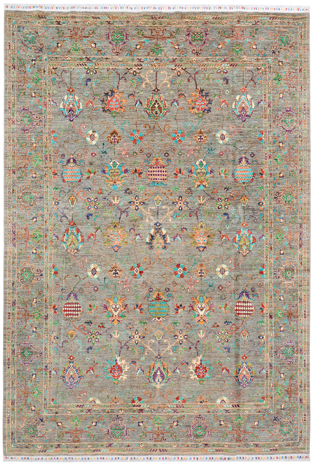 Silver Kazak 8' x 11' 6 - No. 73872