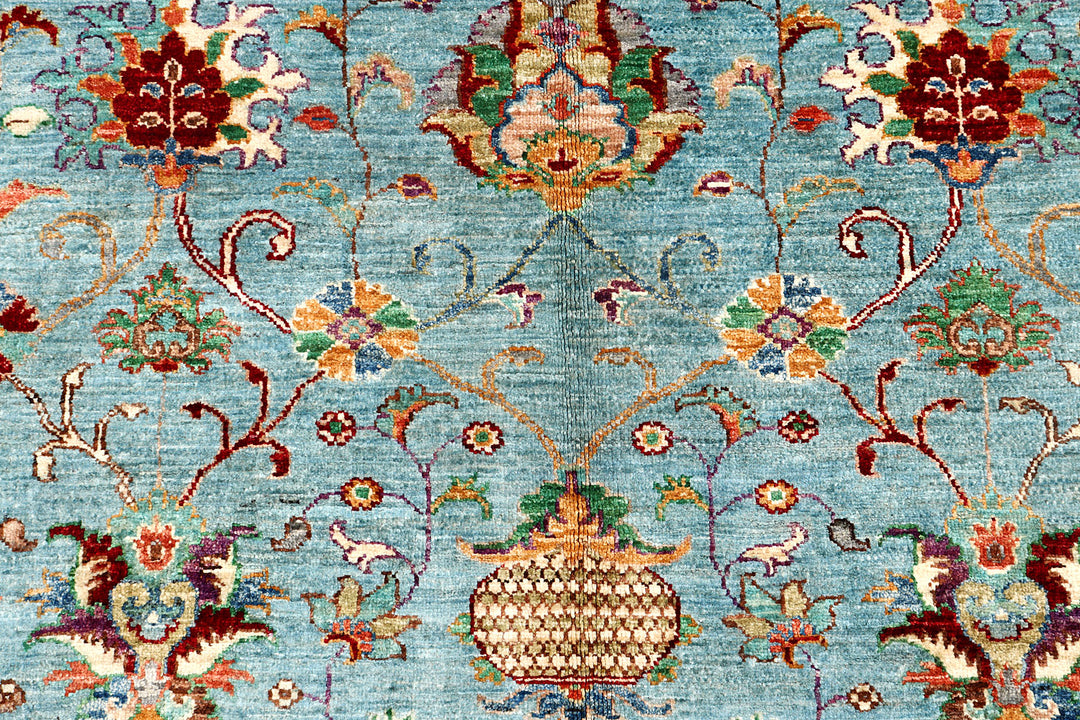 Powder Blue Kazak 9' 9 x 12' 10 - No. 73873