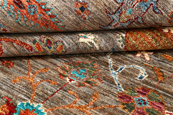 Silver Kazak 8'  4" x 11'  5" - No. QA40139