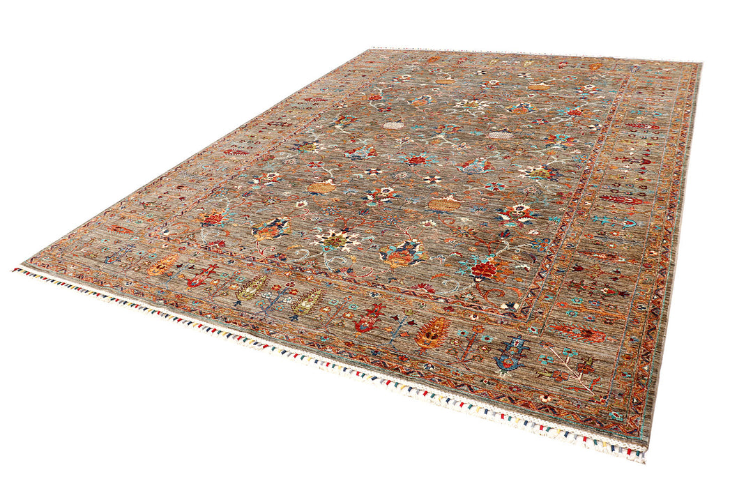 Silver Kazak 8'  4" x 11'  5" - No. QA40139