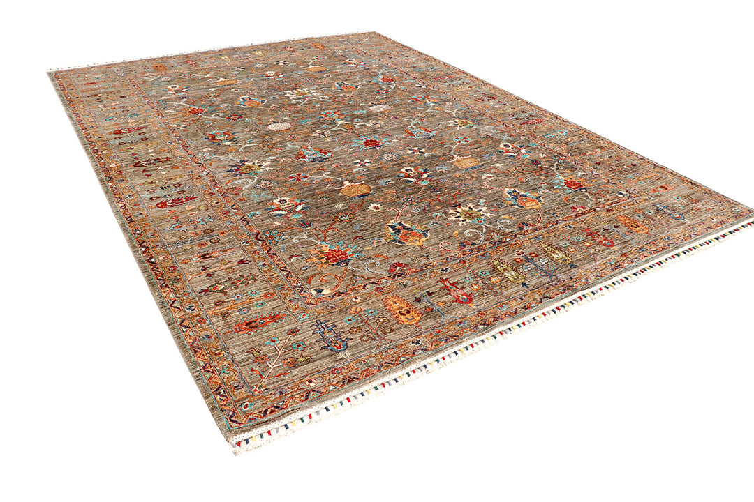 Silver Kazak 8'  4" x 11'  5" - No. QA40139