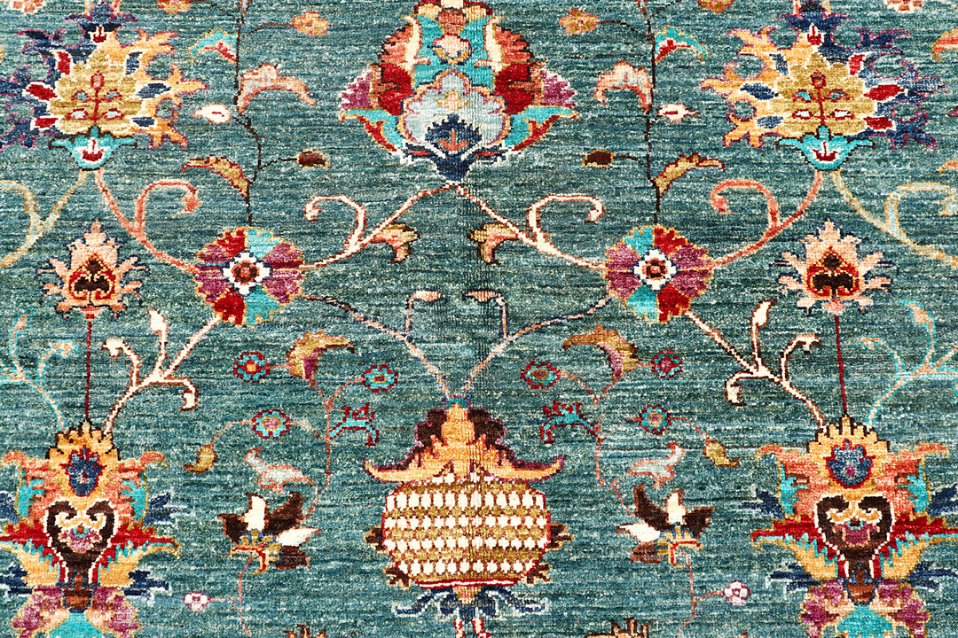 Cadet Blue Kazak 5' 8 x 7' 9 - No. 73875