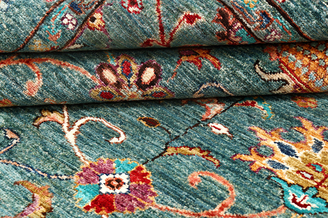 Cadet Blue Kazak 5' 8 x 7' 9 - No. 73875