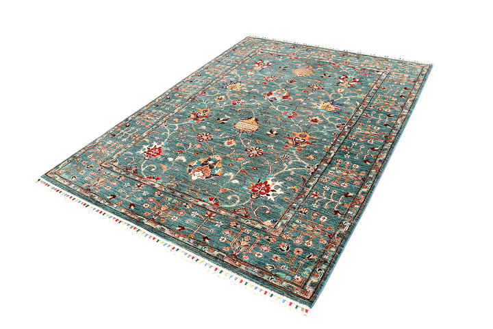 Cadet Blue Kazak 5' 8 x 7' 9 - No. 73875