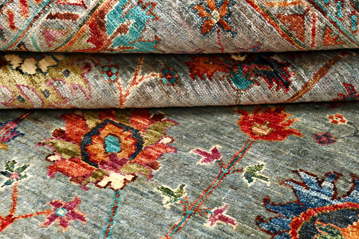 Silver Kazak 5'  6" x 8'  2" - No. QA96164