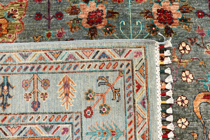 Silver Kazak 5'  6" x 8'  2" - No. QA96164