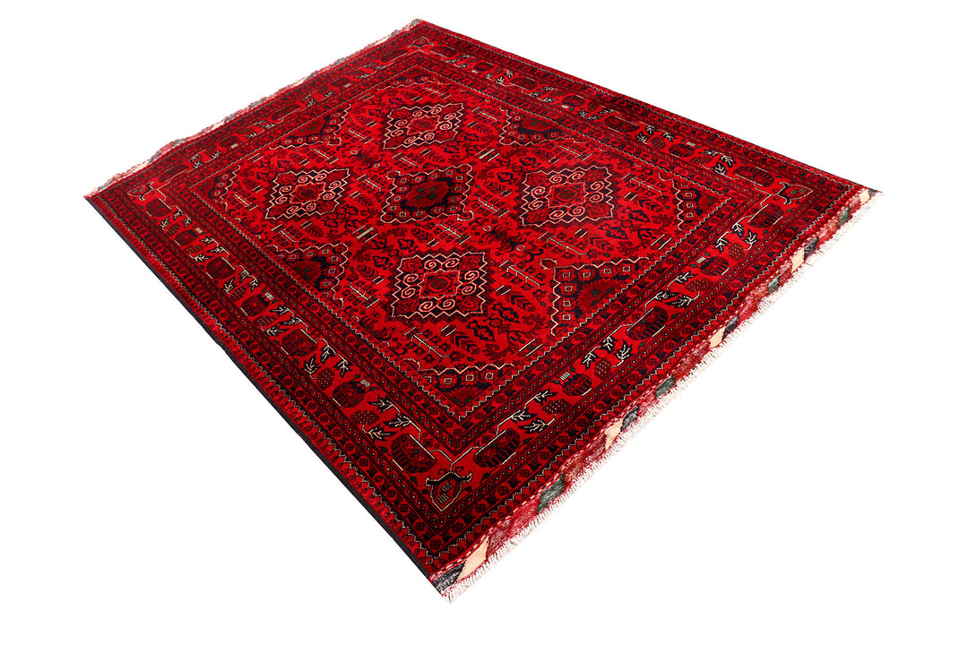 Firebrick Khal Mohammadi 4'  11" x 6'  4" - No. QA72040