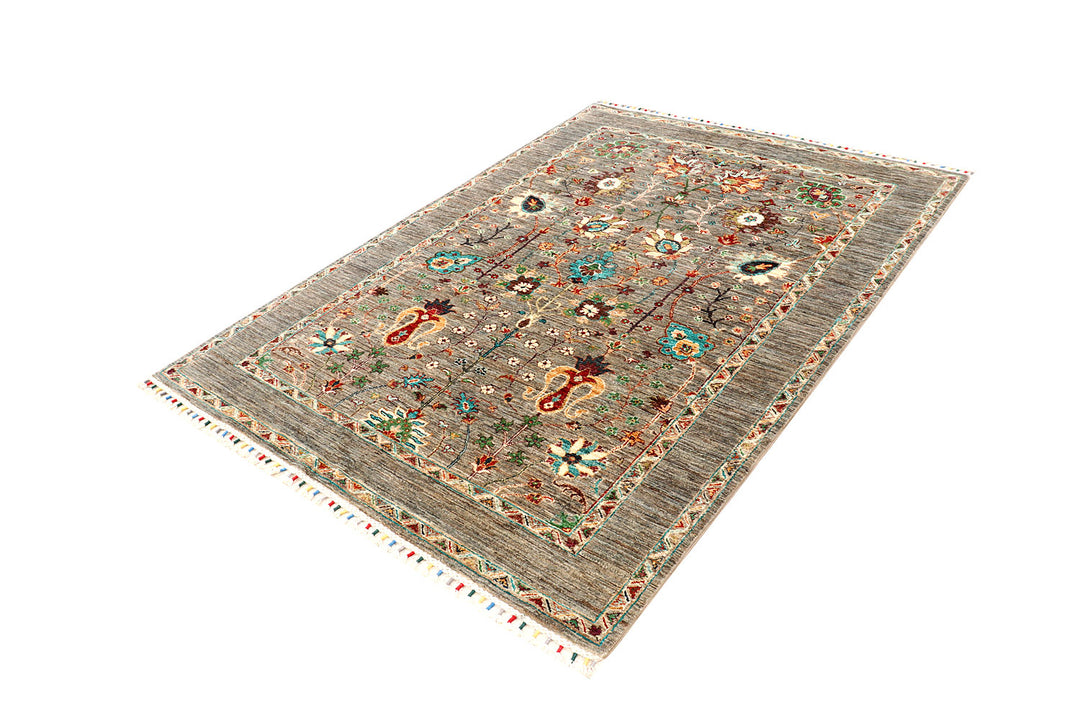 Dark Grey Kazak 4' 11 x 6' 9 - No. 73921