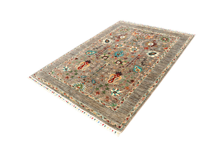 Dark Grey Kazak 4' 11 x 6' 9 - No. 73921