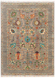 Dark Grey Kazak 4' 11 x 6' 9 - No. 73921