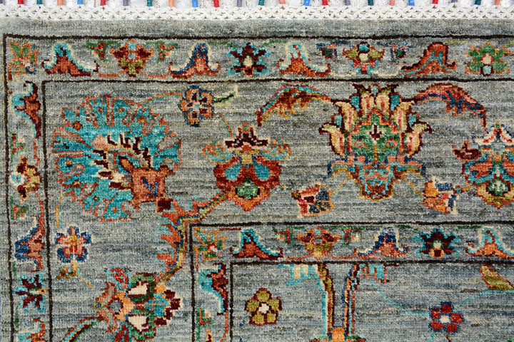 Grey Kazak 4' 9 x 6' 9 - No. 73930