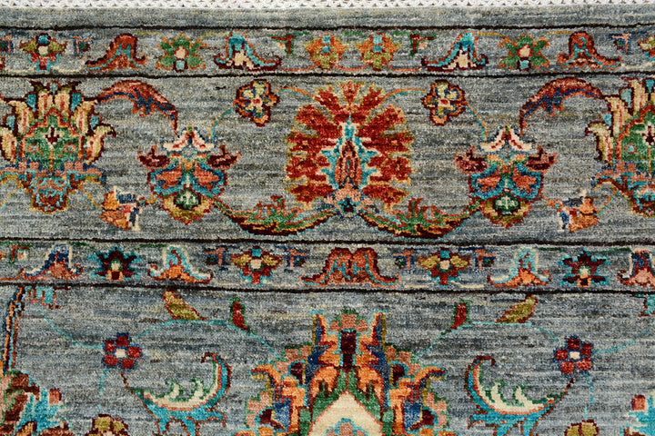 Grey Kazak 4'  9" x 6'  9" - No. QA25946