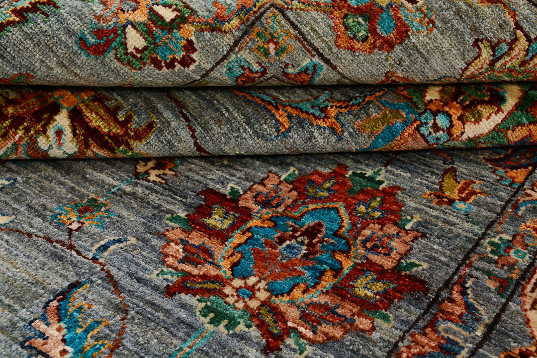 Grey Kazak 4'  9" x 6'  9" - No. QA25946