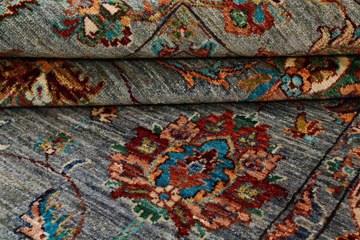 Grey Kazak 4'  9" x 6'  9" - No. QA25946