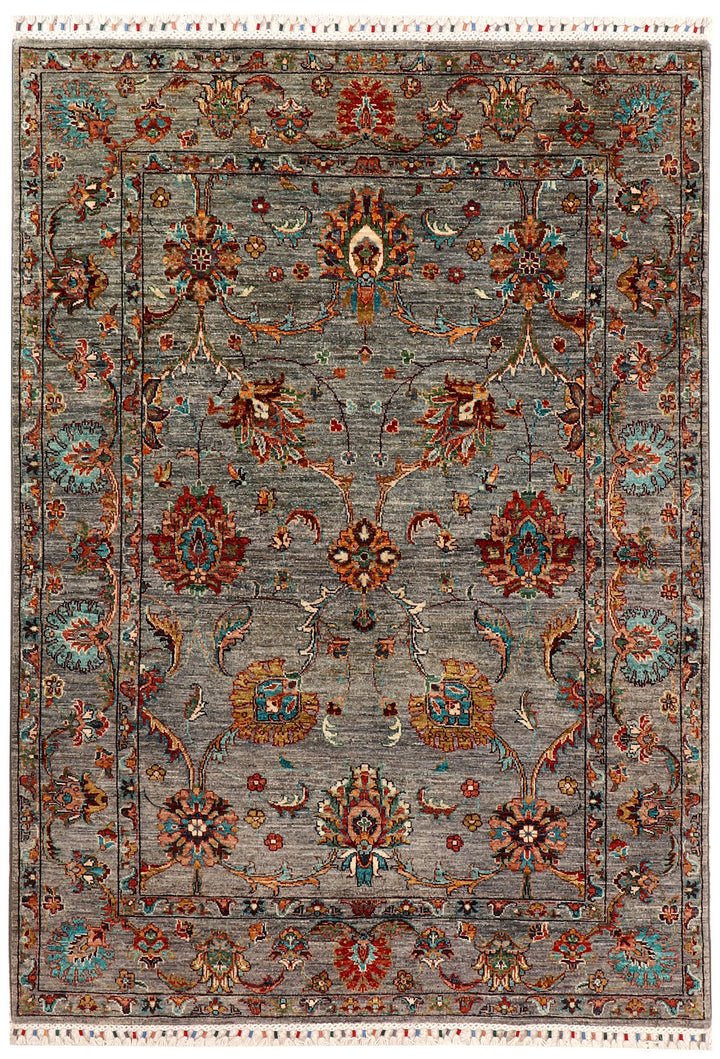 Grey Kazak 4'  9" x 6'  9" - No. QA25946