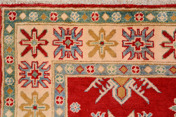 Firebrick Kazak 4' 11 x 6' 6 - No. 73948