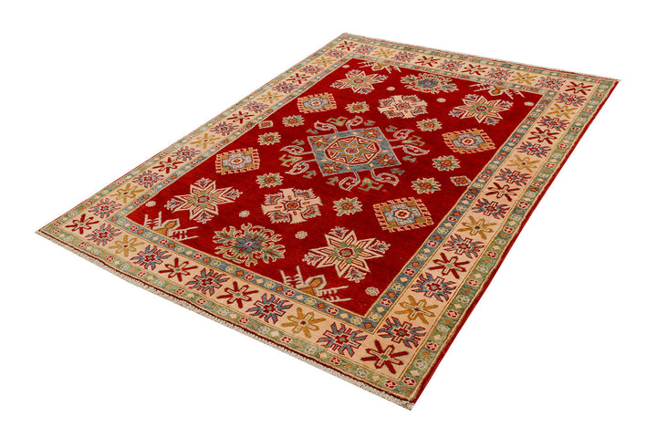 Firebrick Kazak 4'  11" x 6'  6" - No. QA26017