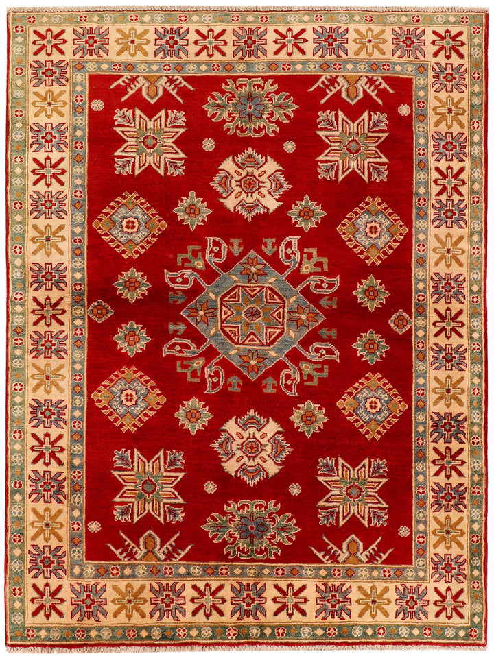 Firebrick Kazak 4'  11" x 6'  6" - No. QA26017