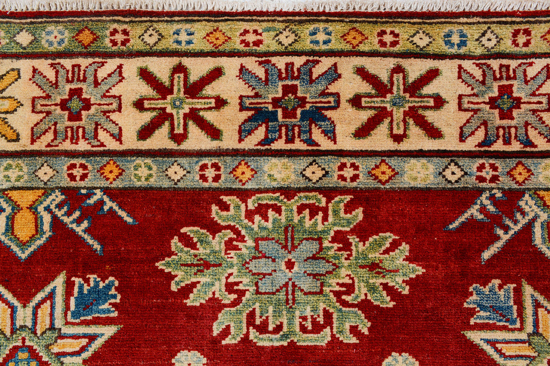 Firebrick Kazak 4'  11" x 6'  2" - No. QA51722