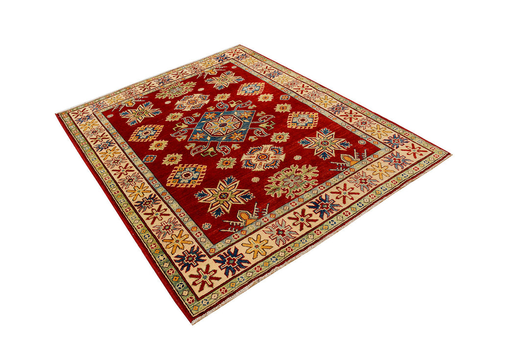 Firebrick Kazak 4'  11" x 6'  2" - No. QA51722