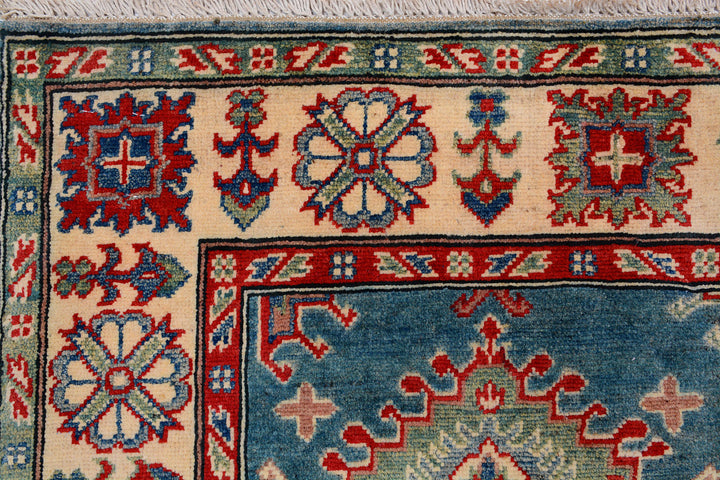 Cadet Blue Kazak 4' 11 x 6' 8 - No. 73950