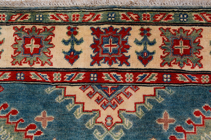 Cadet Blue Kazak 4' 11 x 6' 8 - No. 73950