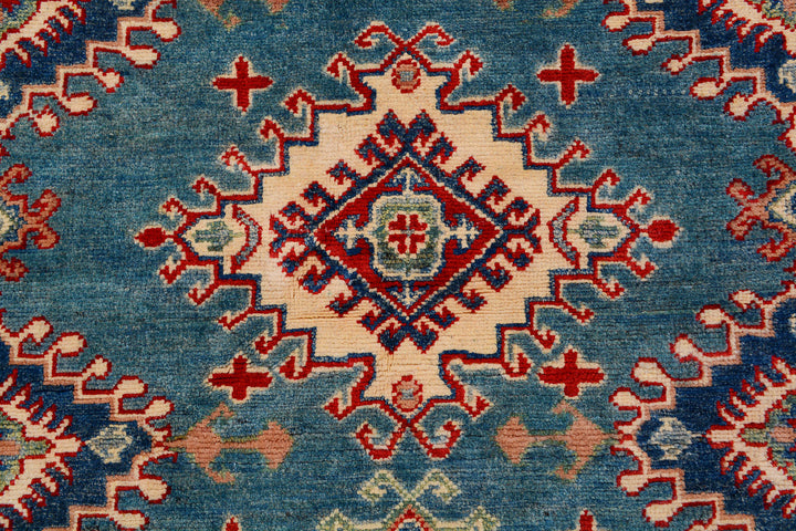 Cadet Blue Kazak 4' 11 x 6' 8 - No. 73950