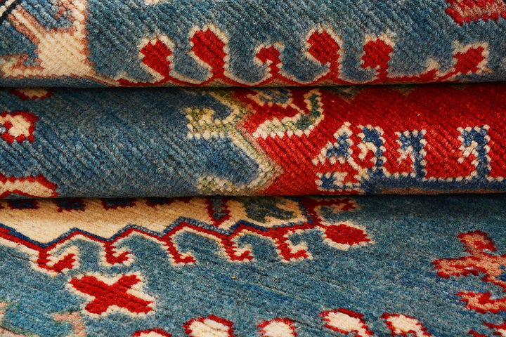 Cadet Blue Kazak 4' 11 x 6' 8 - No. 73950