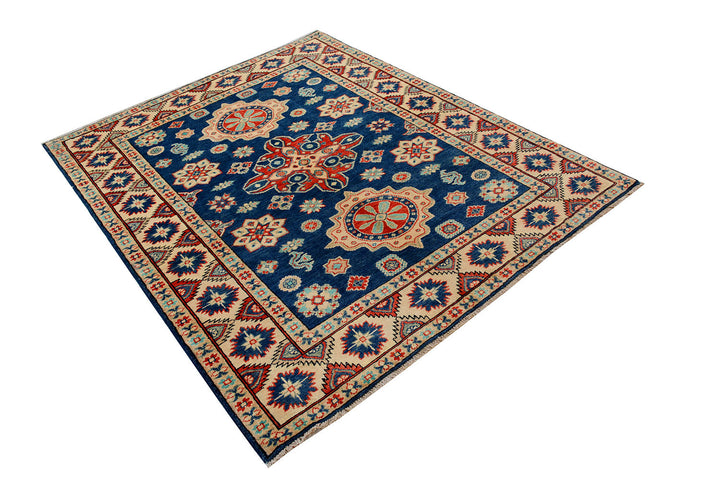 Midnight Blue Kazak 4'  11" x 6'  4" - No. QA90228