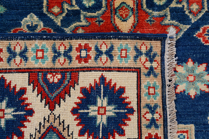 Midnight Blue Kazak 4'  11" x 6'  4" - No. QA90228