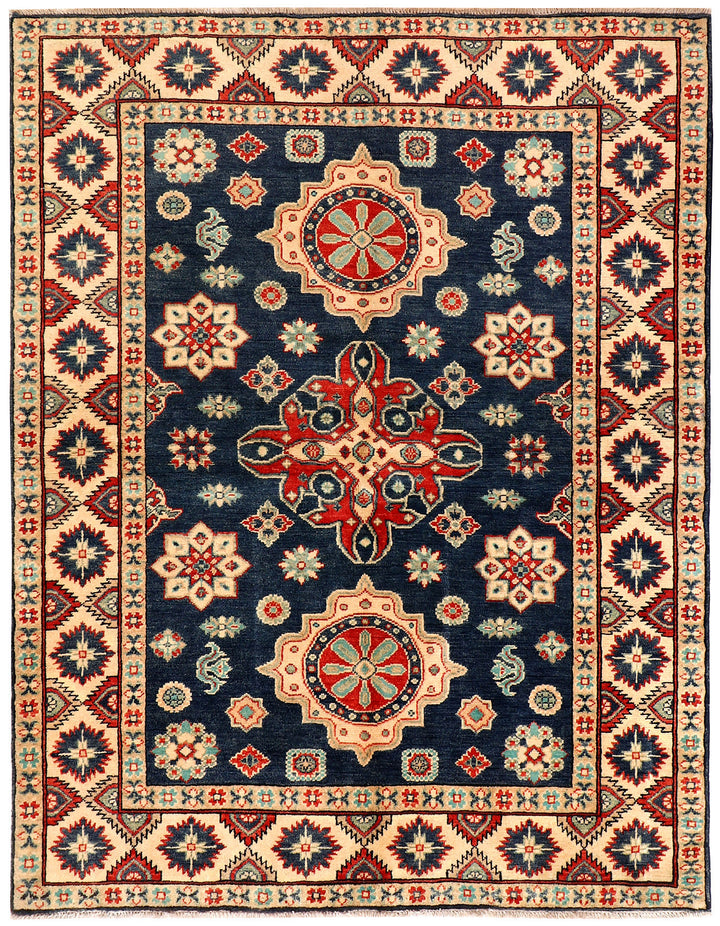 Midnight Blue Kazak 4' 11 x 6' 4 - No. 73951