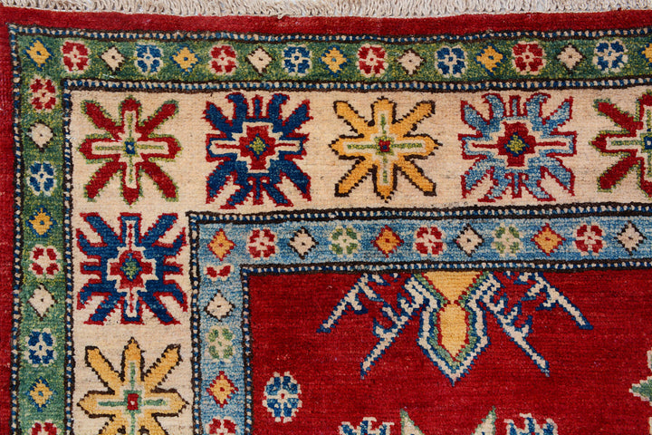 Firebrick Kazak 4'  10" x 6'  7" - No. QA75567