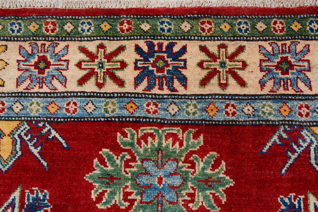 Firebrick Kazak 4'  10" x 6'  7" - No. QA75567