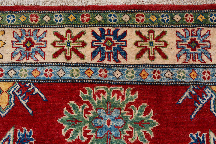 Firebrick Kazak 4'  10" x 6'  7" - No. QA75567