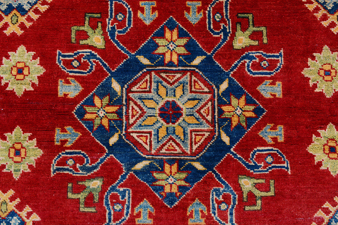 Firebrick Kazak 4'  10" x 6'  7" - No. QA75567