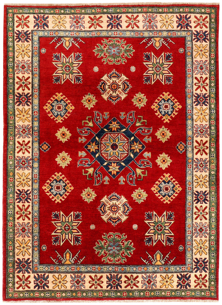 Firebrick Kazak 4' 10 x 6' 7 - No. 73952