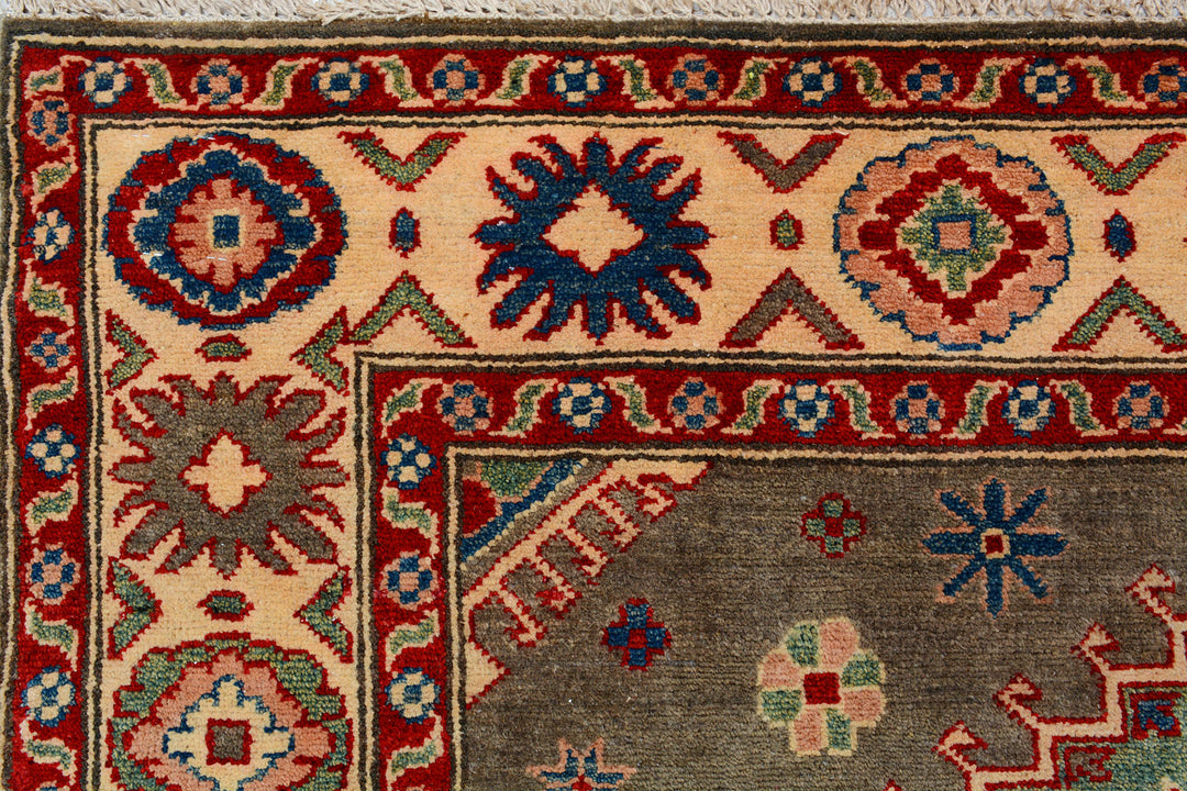 Burlywood Kazak 4'  11" x 6'  4" - No. QA13769