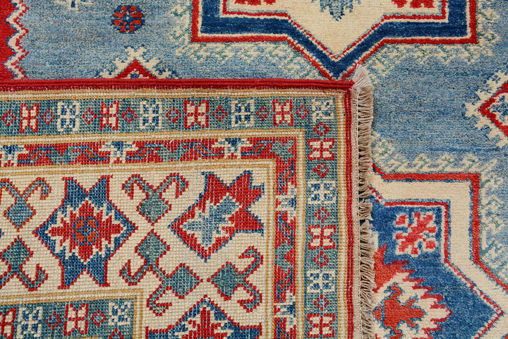 Light Slate Grey Kazak 5'  1" x 6'  6" - No. QA84222