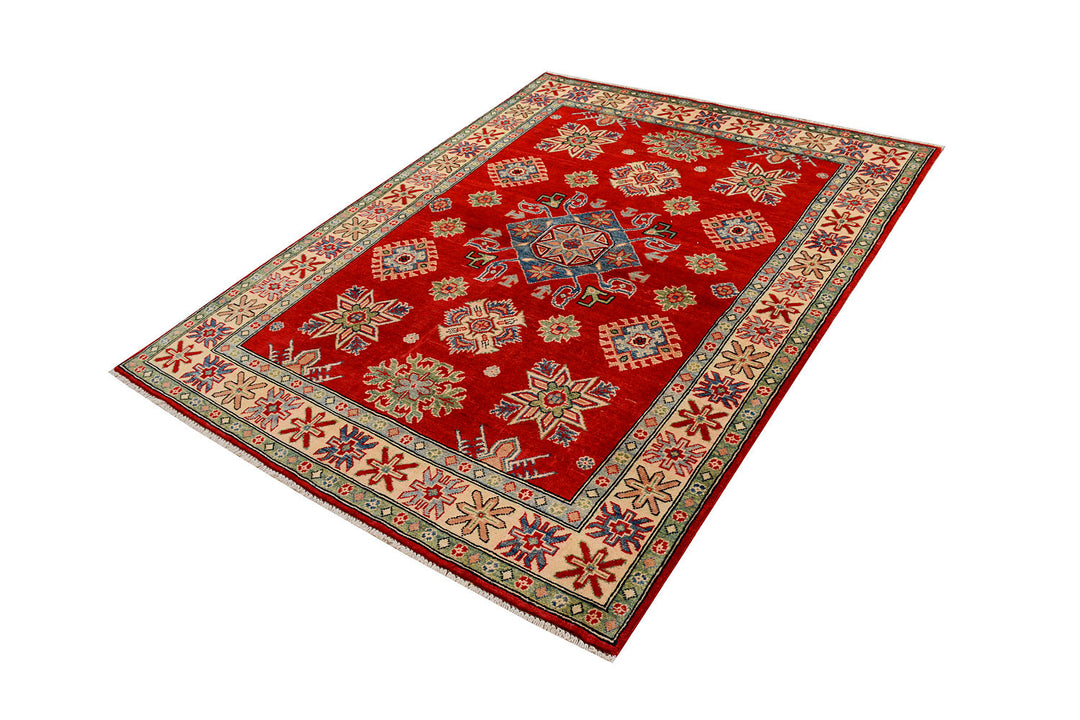 Red Kazak 4'  11" x 6'  6" - No. QA14748
