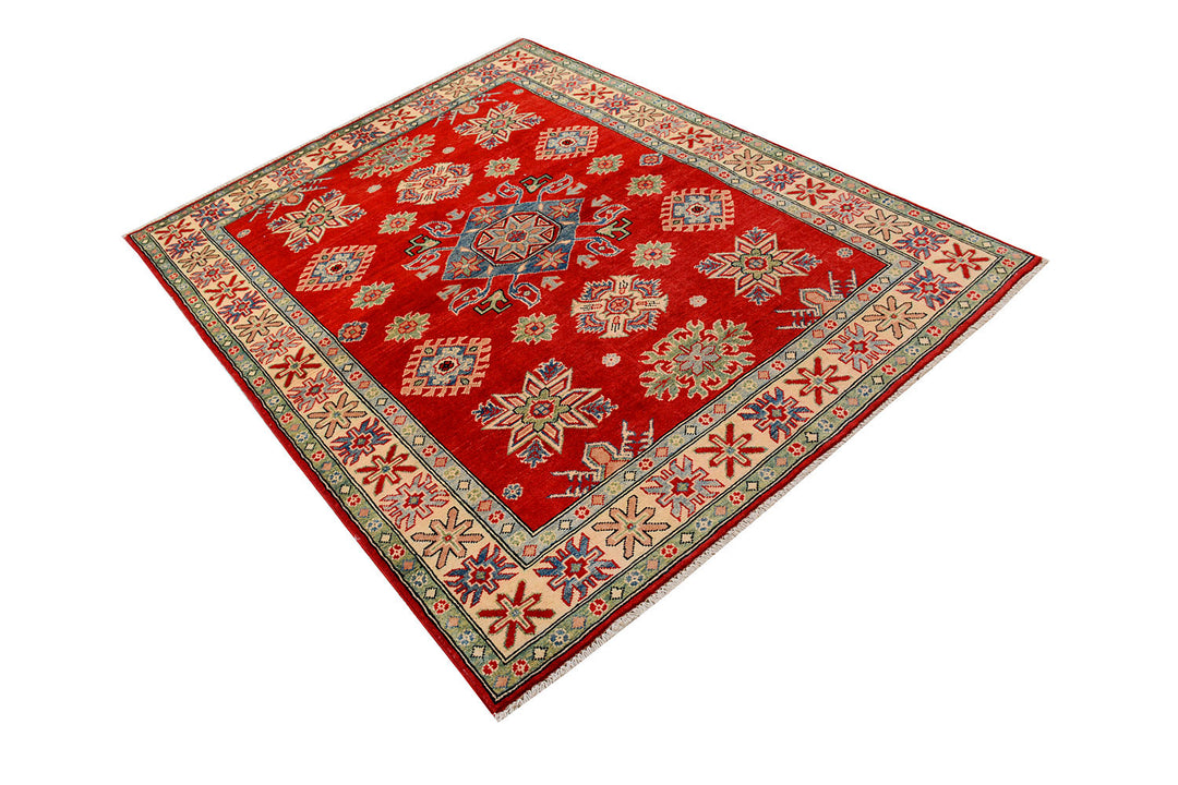 Red Kazak 4'  11" x 6'  6" - No. QA14748