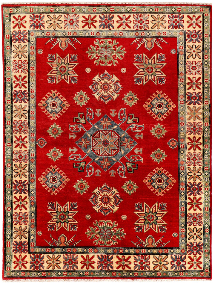 Red Kazak 4'  11" x 6'  6" - No. QA14748